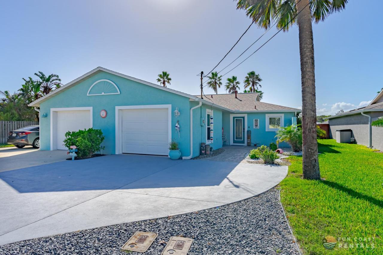 Dog Friendly Home Wprivate Fenced Yard, Garage & Fire Pit Steps To The Beach! New Smyrna Beach Esterno foto