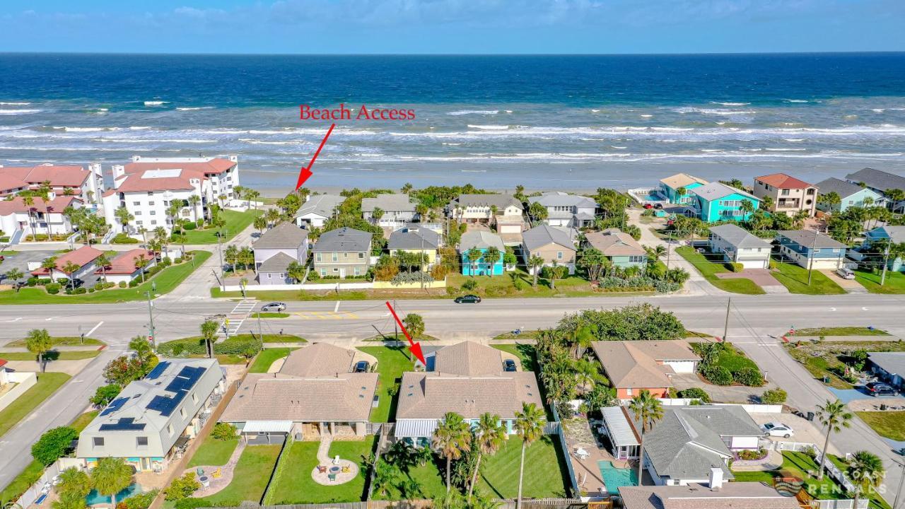 Dog Friendly Home Wprivate Fenced Yard, Garage & Fire Pit Steps To The Beach! New Smyrna Beach Esterno foto