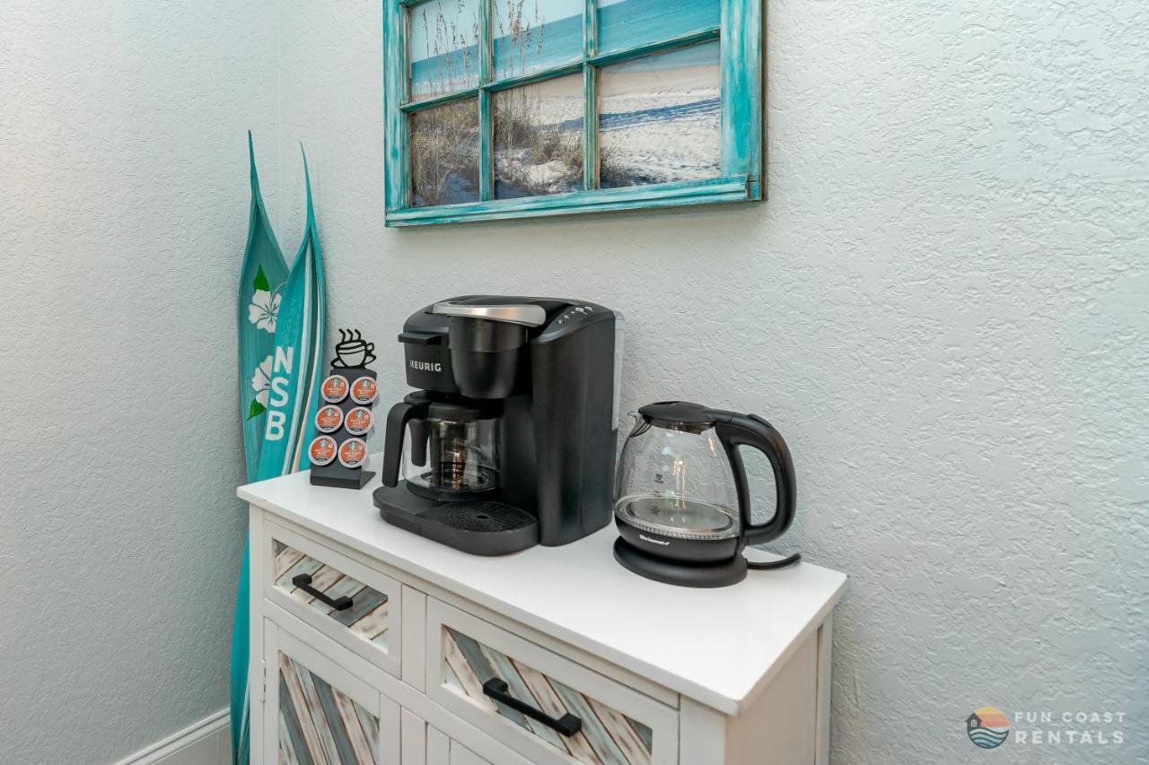 Dog Friendly Home Wprivate Fenced Yard, Garage & Fire Pit Steps To The Beach! New Smyrna Beach Esterno foto