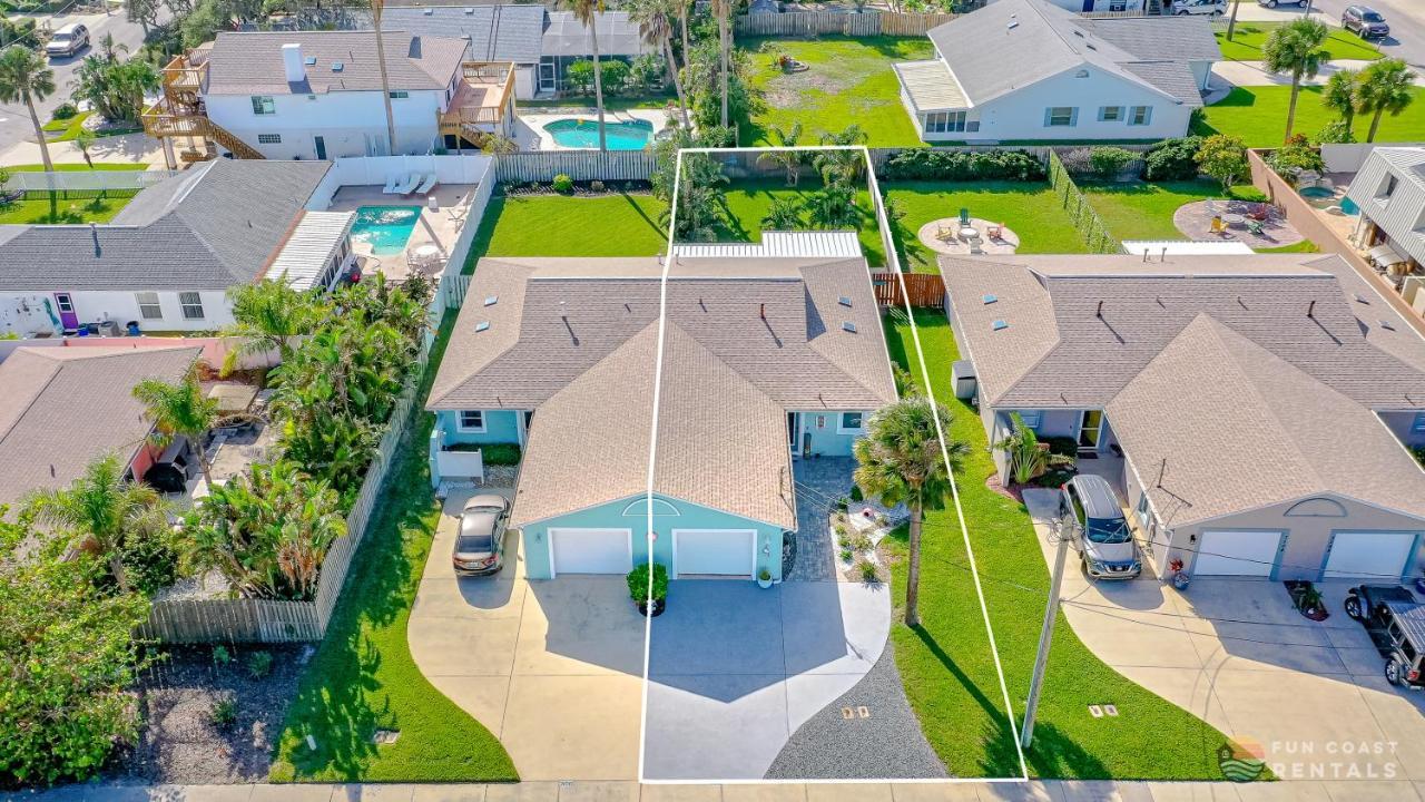 Dog Friendly Home Wprivate Fenced Yard, Garage & Fire Pit Steps To The Beach! New Smyrna Beach Esterno foto